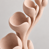 Inflorescence tabletop sculpture in Soft Blush: detail view