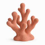 Branching Sea tabletop sculpture in Coral Clay: white view