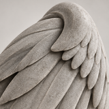Resting Wing tabletop sculpture in Stone Gray: detail view