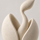 First Sprout tabletop sculpture in Warm Ivory: detail view