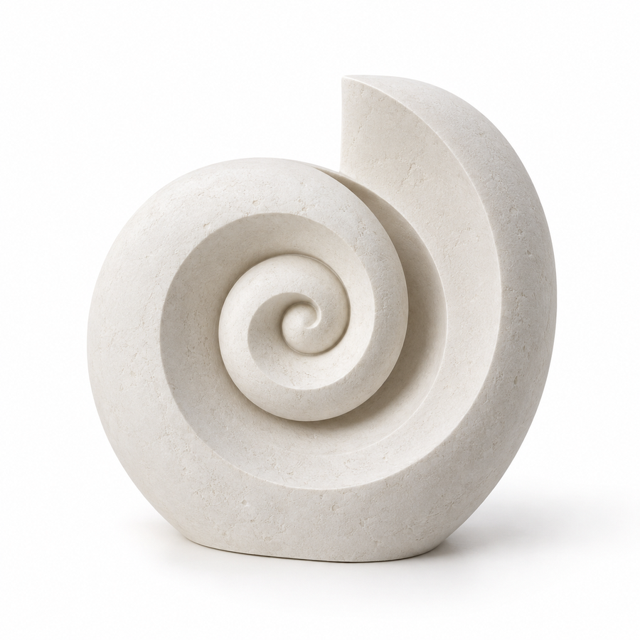 Spiral Shell Tabletop Sculpture
