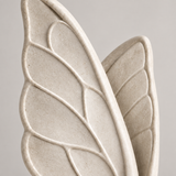 Perch tabletop sculpture in Matte Ivory: detail view